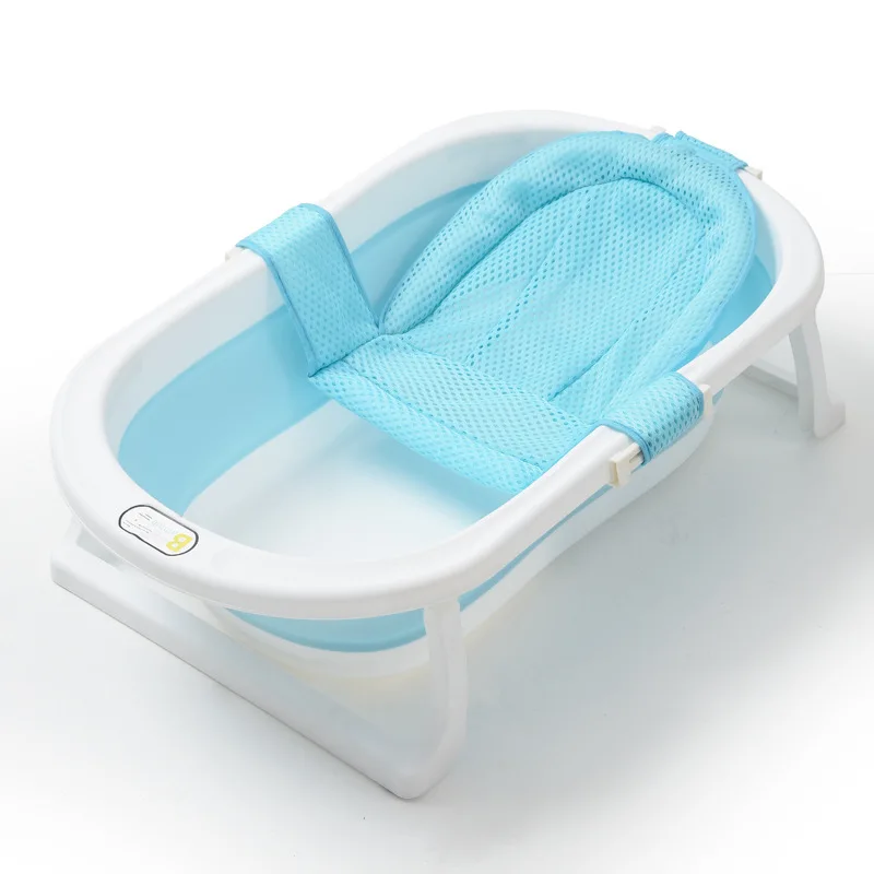 Дешевая складная пластиковая детская ванна с термометром и дисплеем температуры