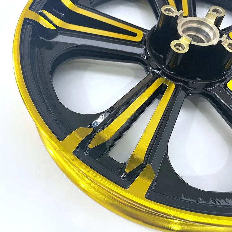 Widely Use Front Rear Custom Modified Custom Color Alloy Aluminum Wheel Motorcycle For Click 125/beat Fi