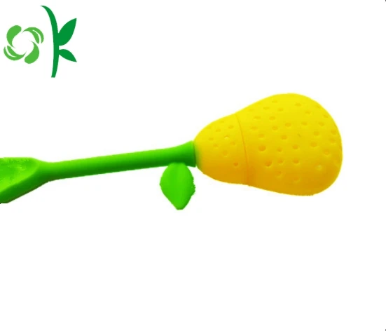 OKSILICONE Wholaseale Silicone Tea Stainer Cute Strawberry Design universal Tea Bags Hot Sale Infusers Strainer Bag Tea Infuser