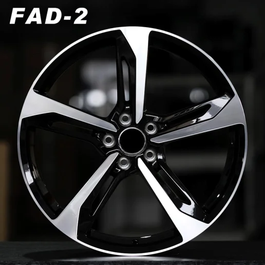 Кованые полноразмерные SUV 5x112 18,19,20-9,0 дюйма роскошные глянцевые черные лицевые диски Audi