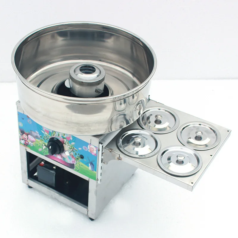 Automatic cotton candy machine professional candy cotton maker Gas candy floss machine