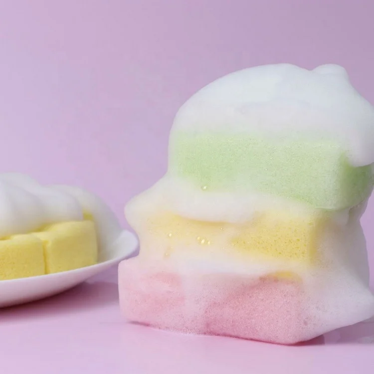 100% натуральная Очищающая губка для лица в форме сыра ванны baby