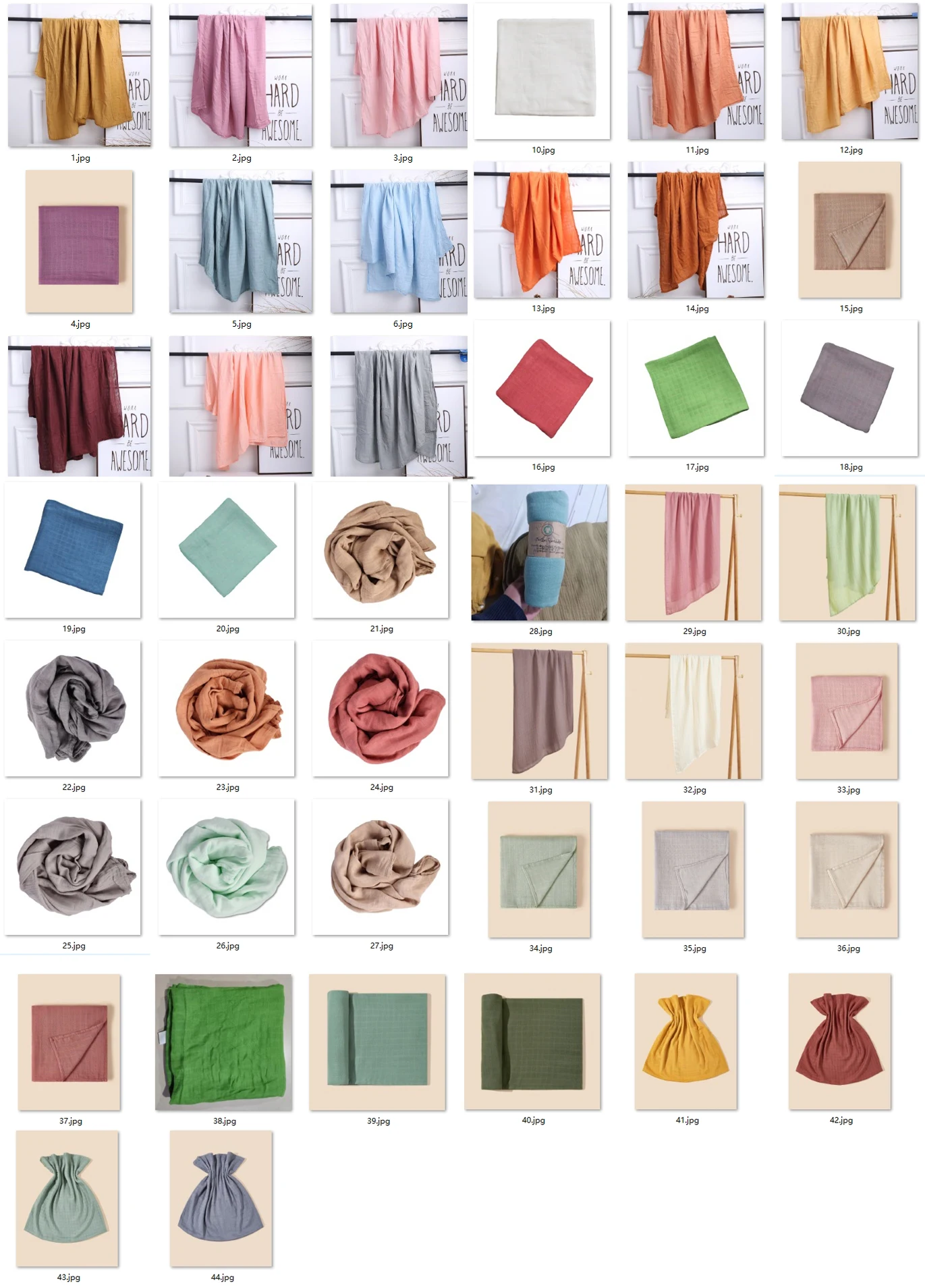 Silky Soft Receiving Blanket Neutral Swaddle Wrap Muslin Swaddle Blanket for Baby Boys and Girls