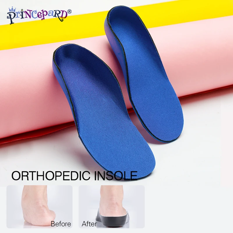 Princepard Hot Sell Foot Arch Support  Orthotic Shoe Insoles With Children For Flat Feet Shoes