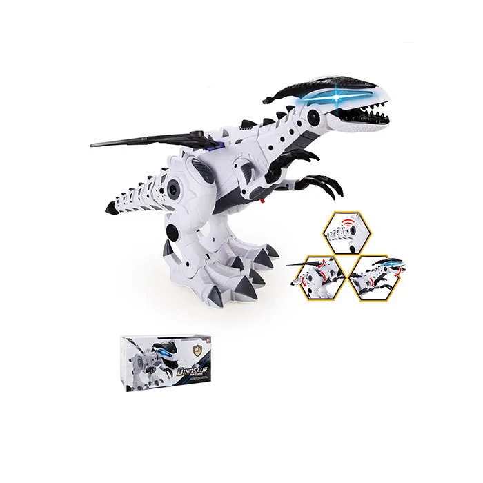 2023 hot sale electric dinosaur toy walking dinosaur robot with sound and light
