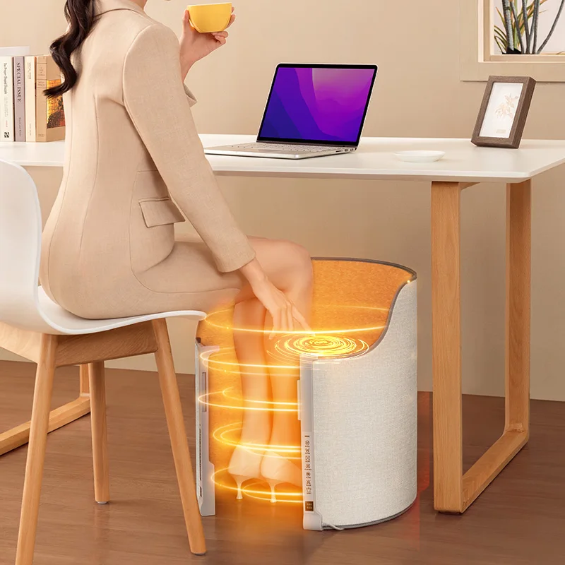 1Portable Space Heater for Office and Home Foldable Foot Warmer Under Desk for Leg and Feet Personal Electric Panel Space Heater