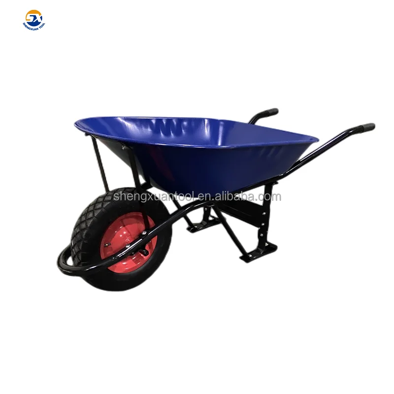 Heavy load blue color body size wheelbarrow wb7200