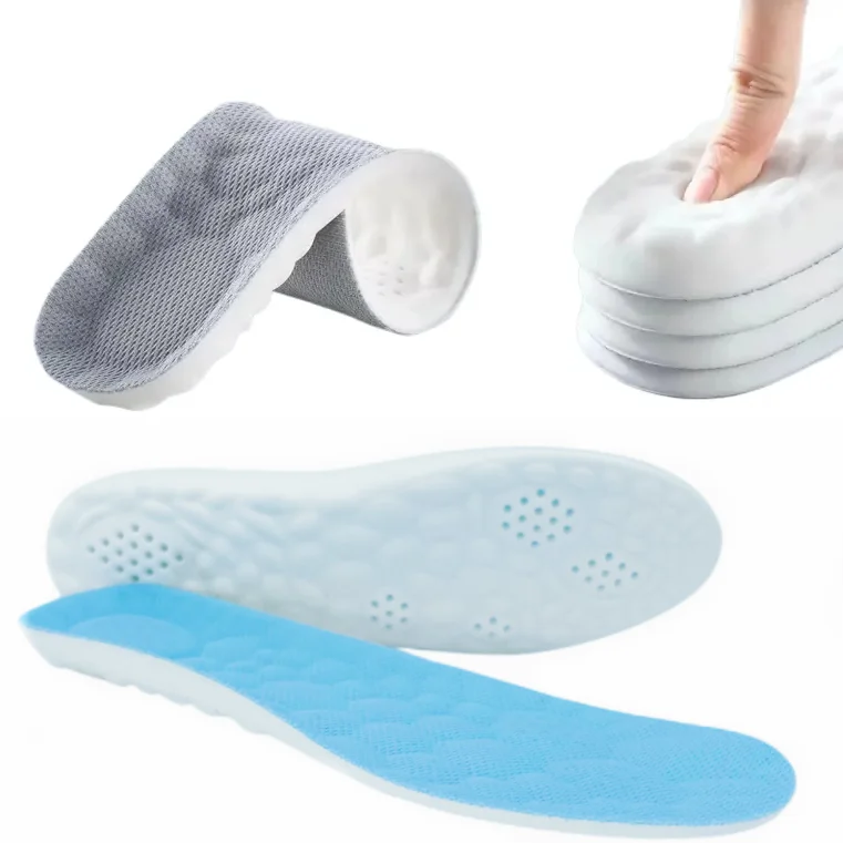 Облегчает боль в ступнях, полиуретановая поддержка, дышащие сотовые стельки, спортивные и Удобные стельки для обуви