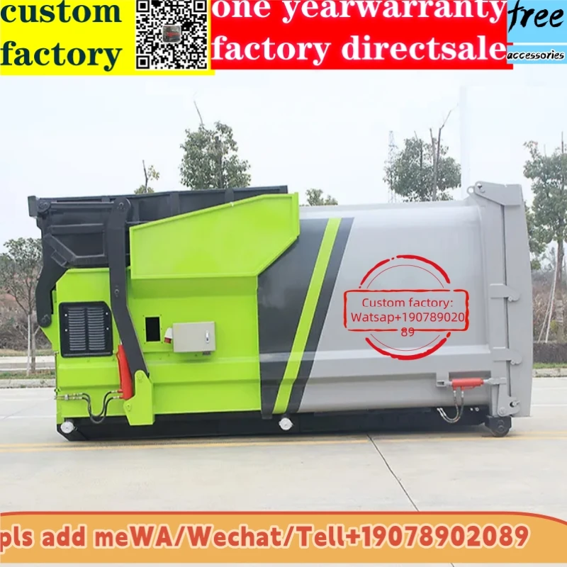 20ton Customized Mobile garbage bin compression garbage station for industrial and household waste collection and treatment