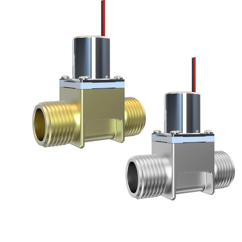 Transl 1/2 inch 2 way dc 6v normally closed brass water solenoid pulse valve for changing hydraulic flows