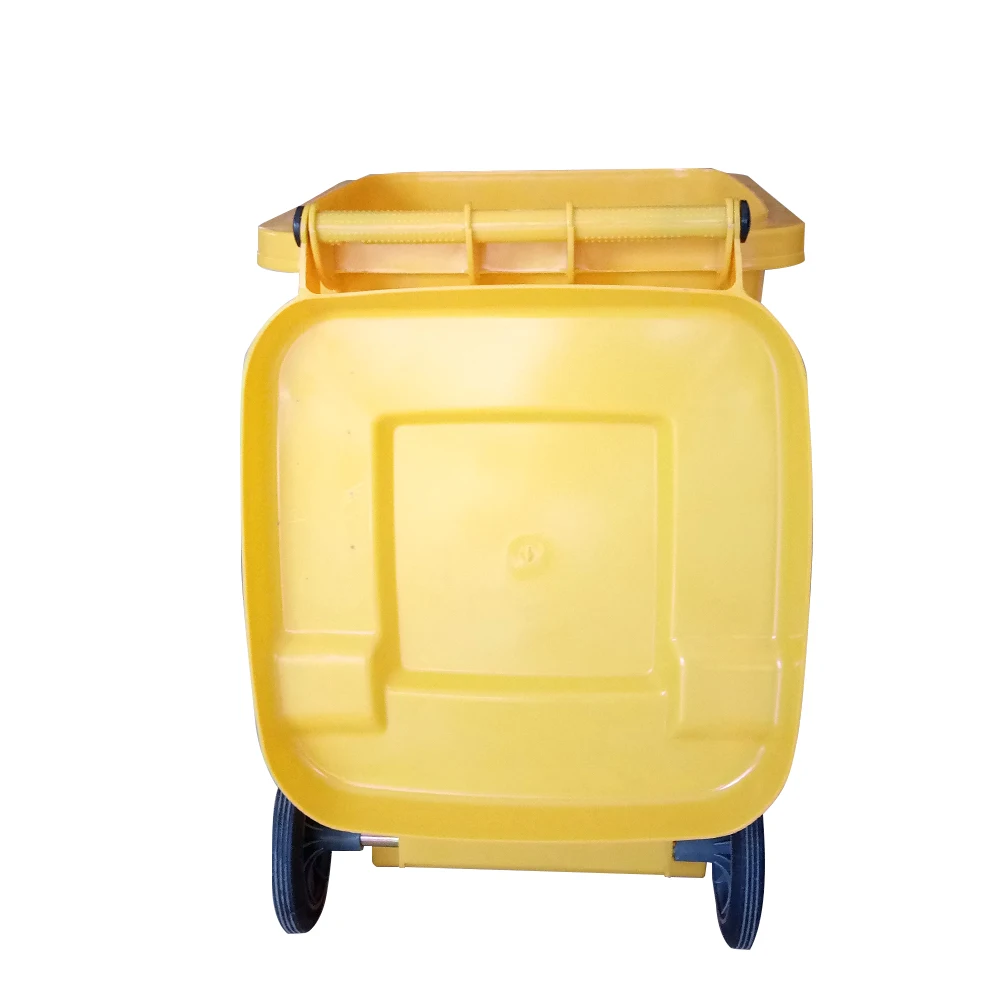 100 Liter Plastic Dustbin Garbage Bin Outdoor Removable Trash Can Waste Bins With 2 Wheels