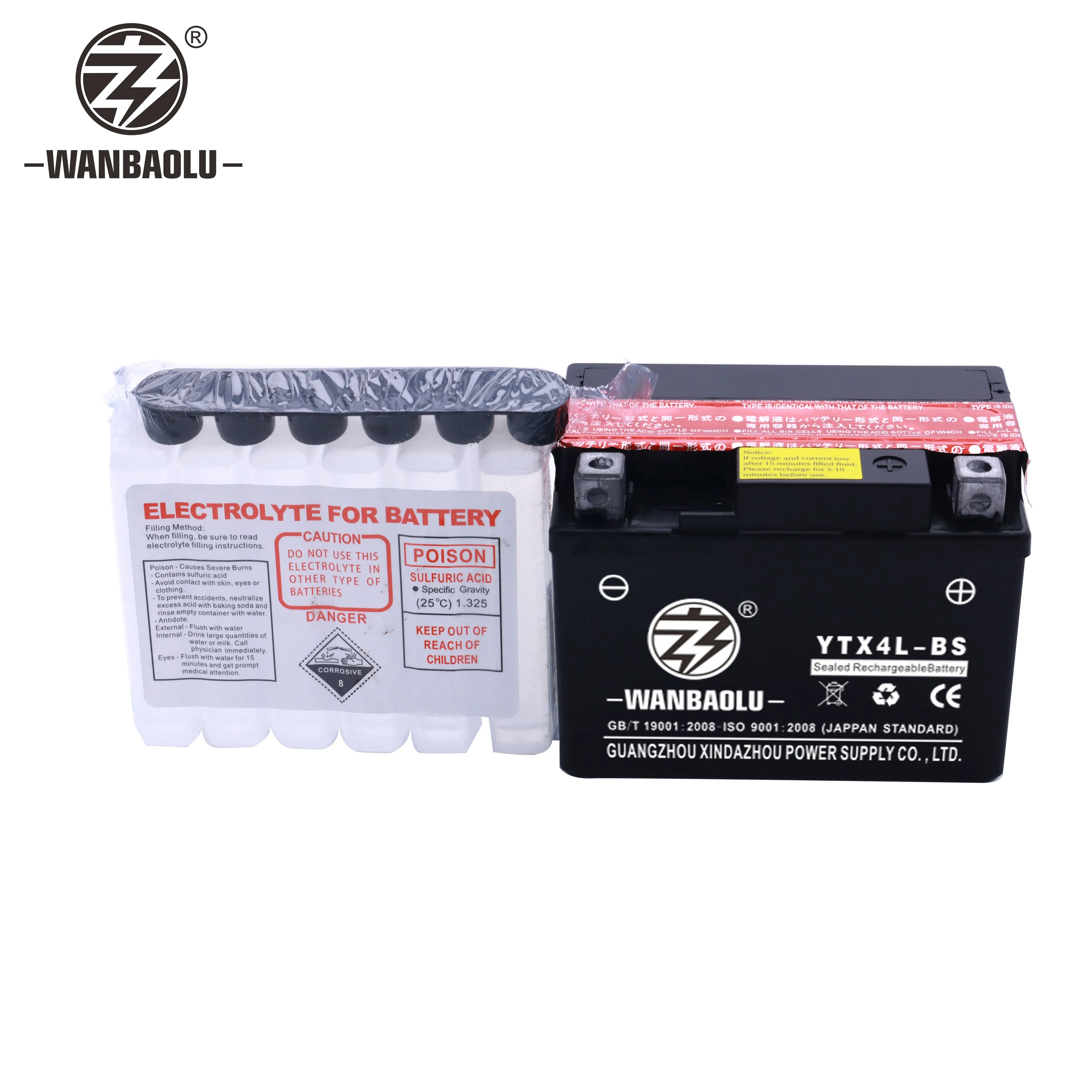 Storage Batteries  12V4AH  12volt battery be suited to motorcycle battery YTX4L-BS