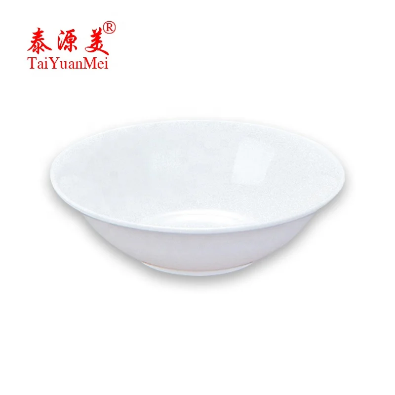 Оптовая продажа, меламиновая суповая чаша, белая посуда, лучшее качество, чаши для супа для ресторана