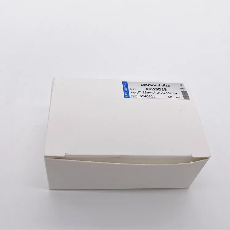 AM13D15 0.15mm extra thin double side full coated extra fine dental lab diamond grinding polishing separating cutting disc