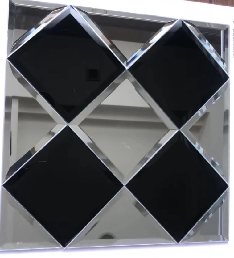 Glass Mosaic Tile 30cmx30cm  Mirror Glass Mosaic Tile for wall decoration 3d wall tiles mosaic