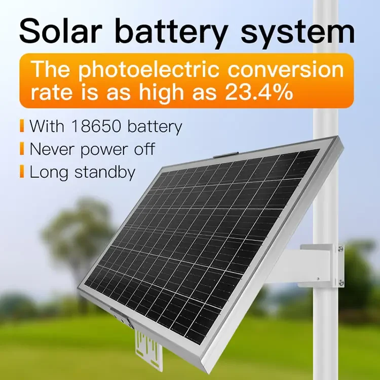 60W Paneles Solares for Surveillance Systems Cameras Outdoor CCTV 30AH Solar Panels With Battery