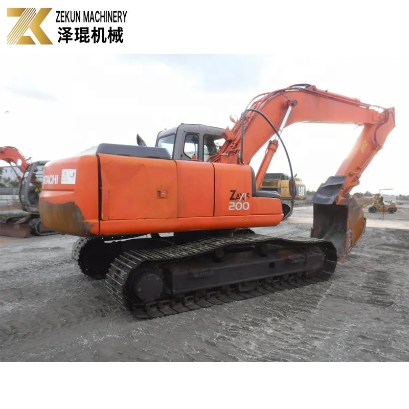 Japan Brand 20Ton Excavator Machine Used Hitachi ZX 200 Excavator ZX200-1