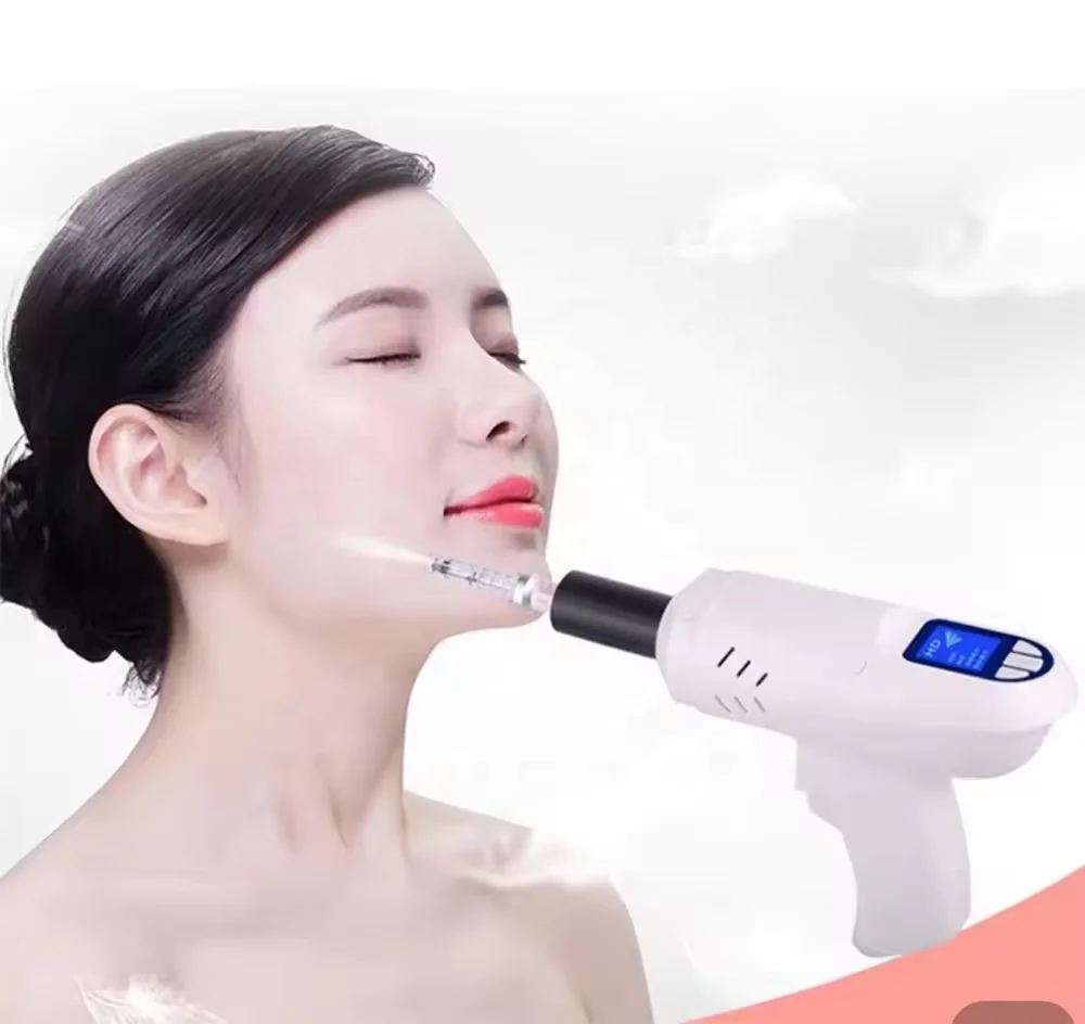 Electric hyaluronic acid injection gun with mesotherapy needle free injection hyaluronic acid solution injectable