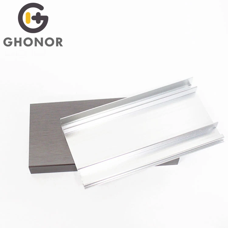 Home Apartment Hotel Floor Accessories Colorful Golden Aluminum Baseboard