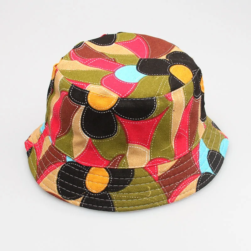 Fashion Mario Printing  Wide Brim Beach UV Protection Fisherman Cap Adult Kids Summer Foldable Bucket Hat