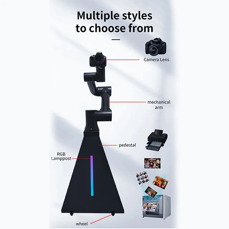 Photographic Machine Automated Magic Glambot Robotic Arm Camera Glambot Robot Arm Photo Booth
