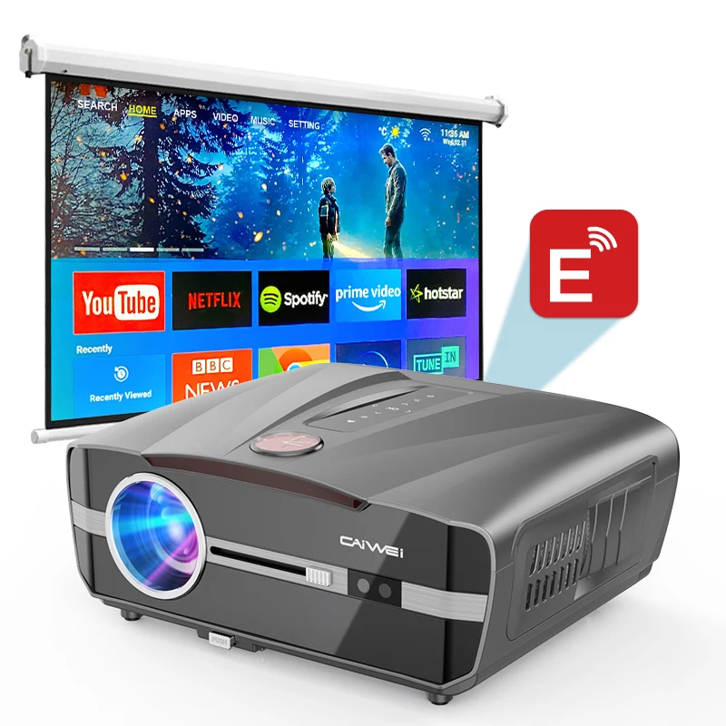 Original factory led projector portable home theater video smart android proyector outdoor 4k wifi wireless projector