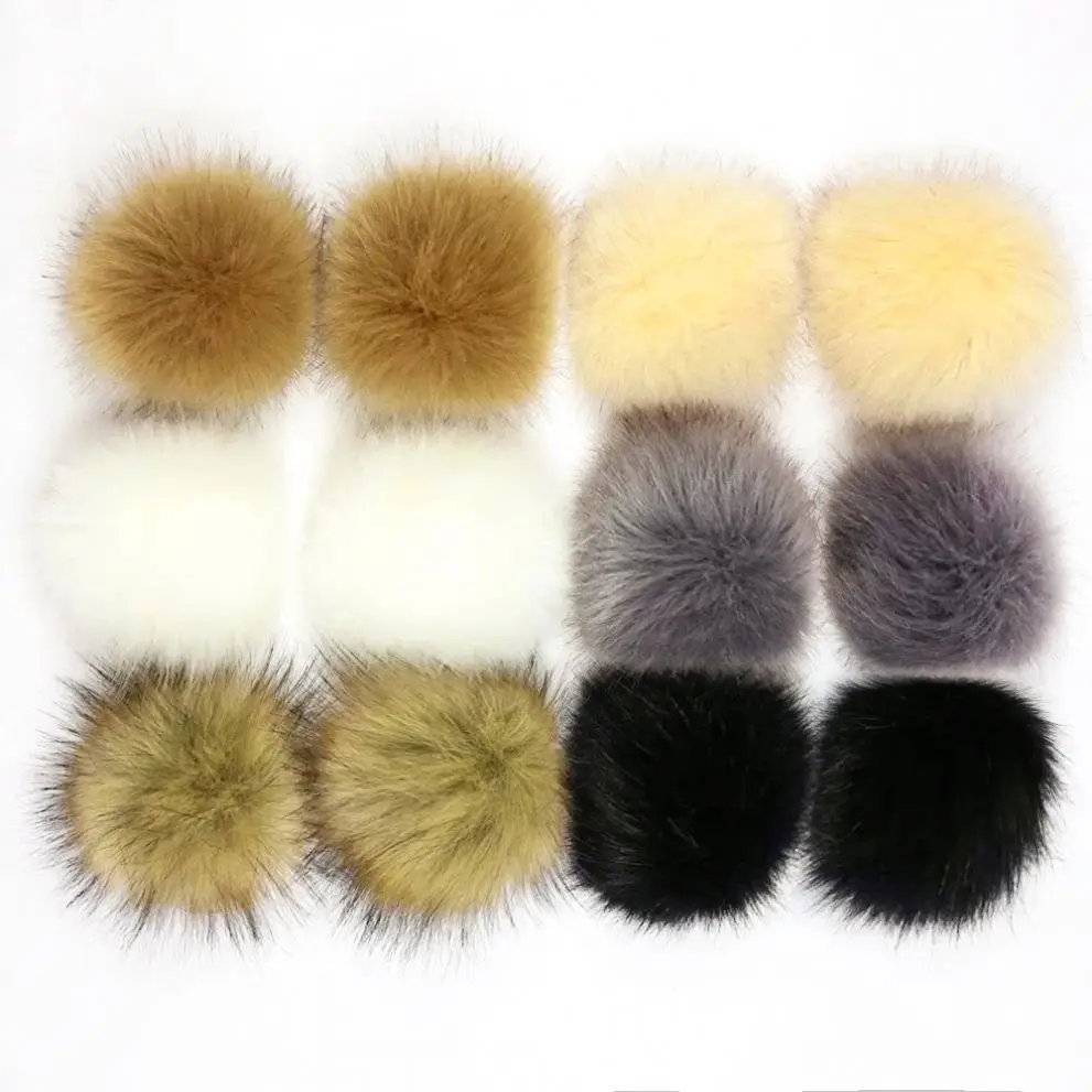 2021 furball01-5cm low price small size Artificial rabbit Fur ball Pompom for diy hair clip dress shoes accessory
