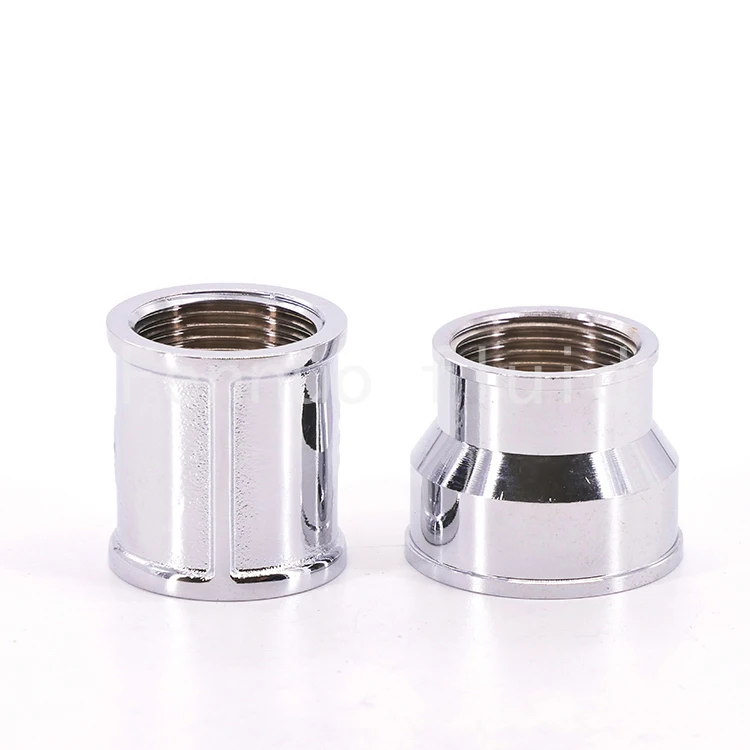 male female thread tee elbow bushing  nickel chrome plated full range brass forged tube fitting sanitary 3/4 pipe nipple