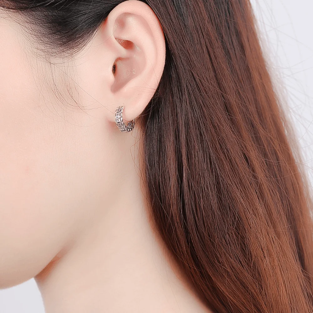 925 silver coin charm stylish quirky small huggie hoop korea luxury jewelry earrings women earring designs