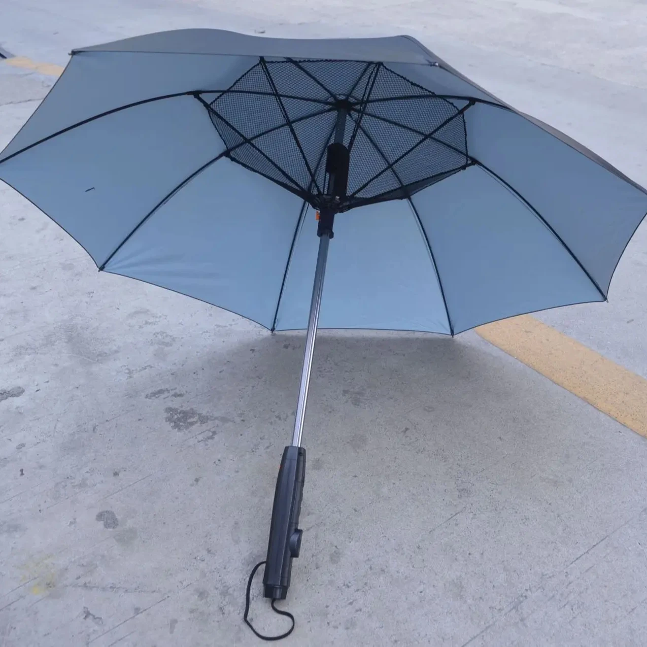 Sunday unique design custom printing spray fan umbrella for hot summer