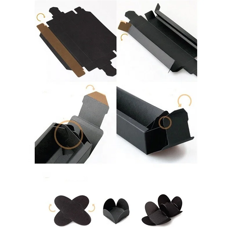 Top quality recycled ivory board food grade chocolate paper gift packaging box with dividers