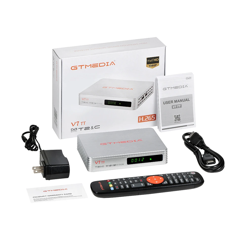 DVB-T/T2/Cable/J.83B GTMEDIA V7 TT with USB 2.0 for PVR/TIMESHIFT/media files playback support Youtube