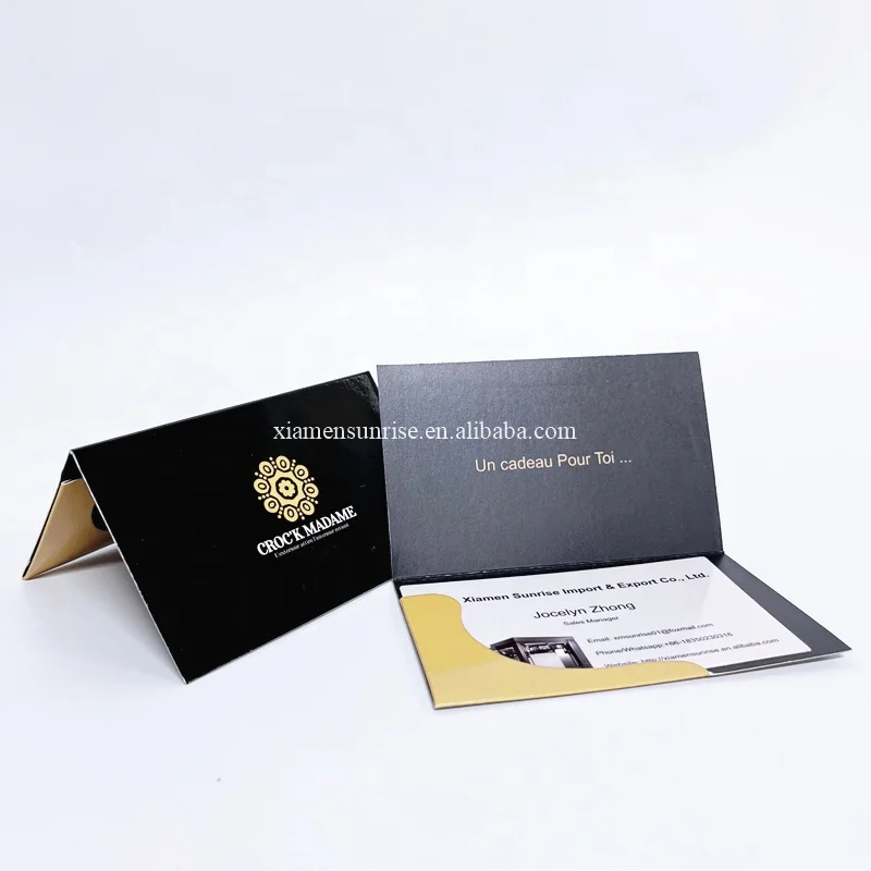 Custom handmade paper gift certificate envelope small fancy gift envelopes