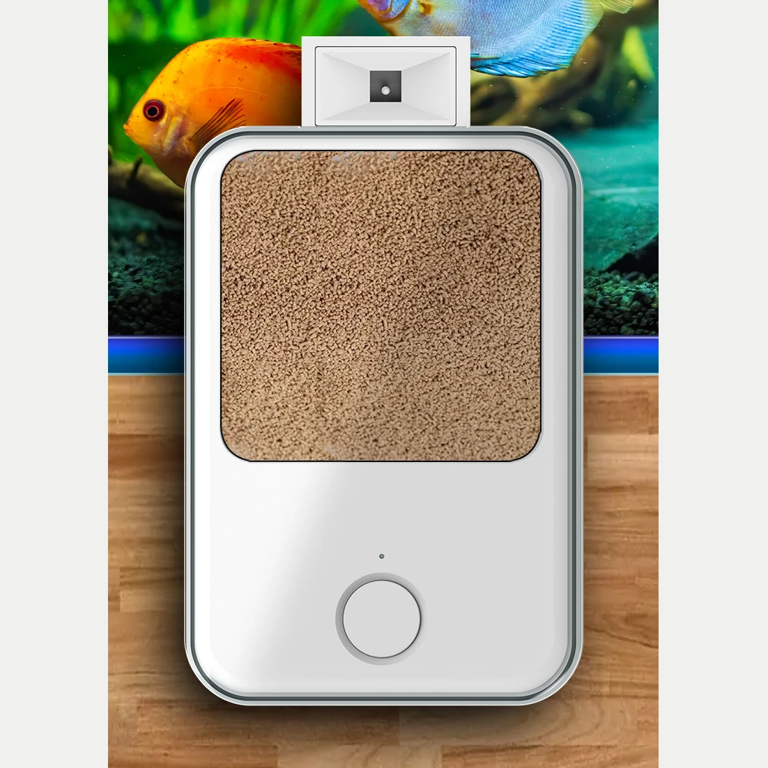 Aquarium Automatic Fish Feeder WiFi Vacation Timer Feeder for Fish Tank Electric Adjustable Auto Fish Food Dispenser