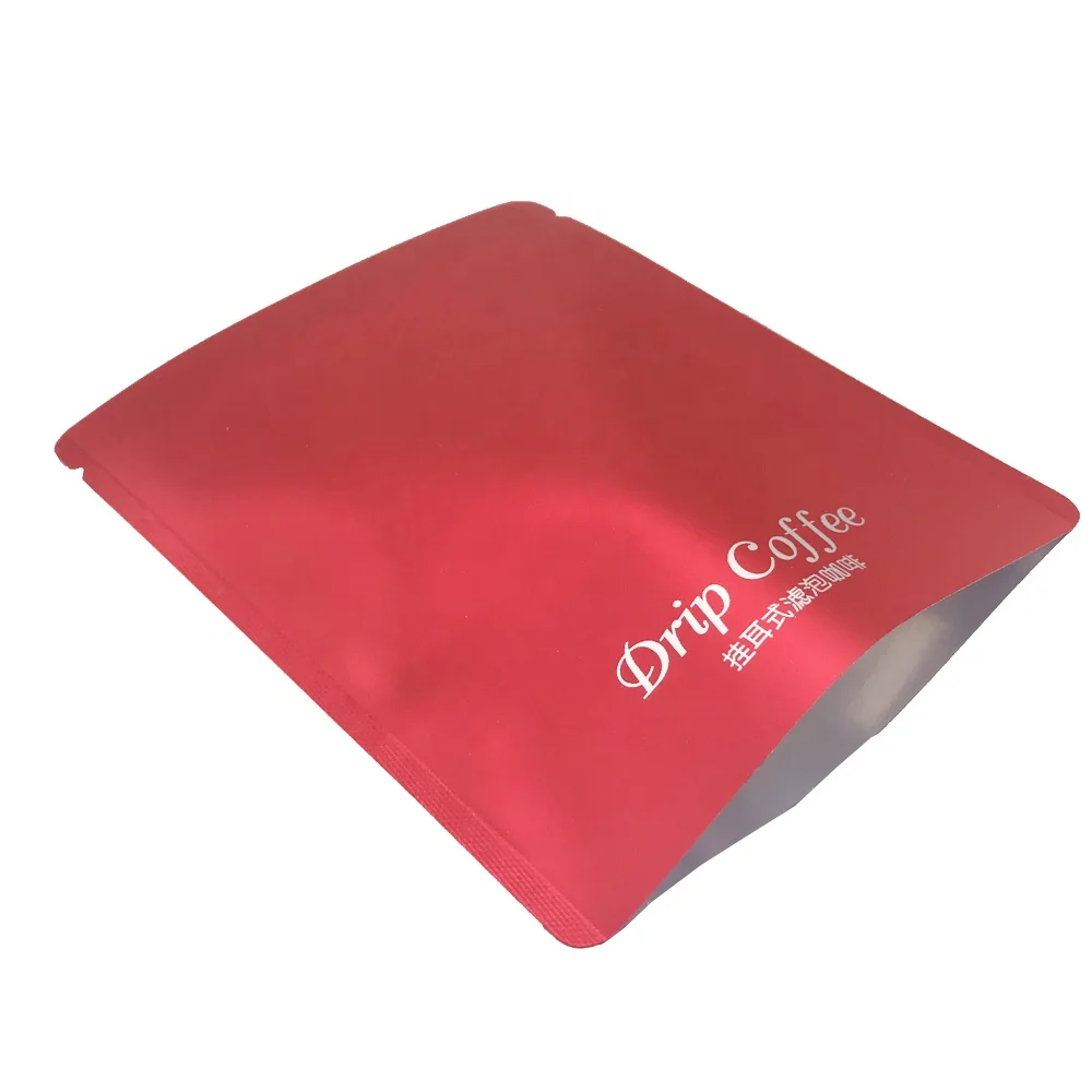 Factory Wholesale Mini Packet Small Individual Coffee Aluminum foil Packing Sachet For Drip Coffee Filter Bag