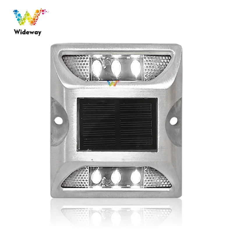 CE certified highway road stud light solar lane road reflector aluminum solar cat eye road stud