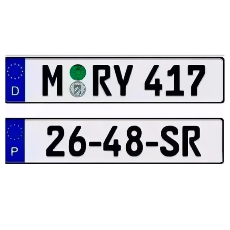 Индивидуальная сувенирная металлическая алюминиевая белая черная форма для букв с номером форма для США Европейский Автомобиль Мотоцикл светоотражающий номерной знак