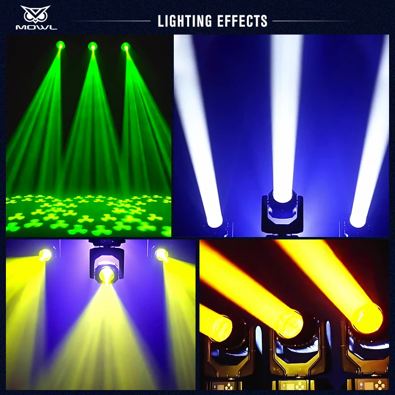 Waterproof Outdoor IP65 200W DMX LED Beam Moving Head Light With Pattern Effect