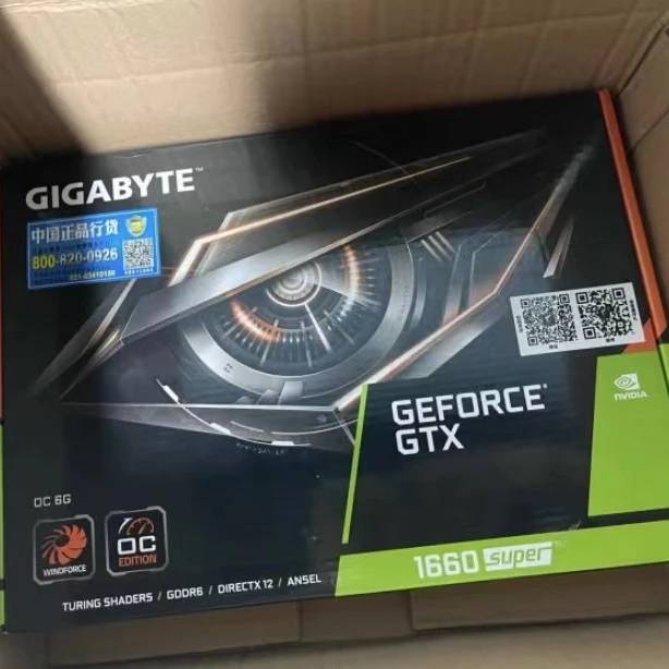 LAIMI used second hand Original Vga Card Geforce Gtx1660super 6g 192bit Gddr6 N Vidia Geforce Graphic Card Gpu 1660 Ti