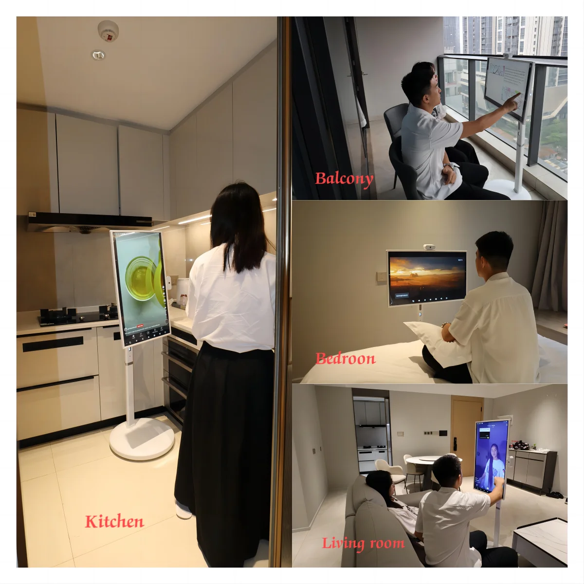 Leisure office Portable Smart Touch TV With Camera Battery Powered 32Inch Ultra HD LCD Wifi Inteligentes Television