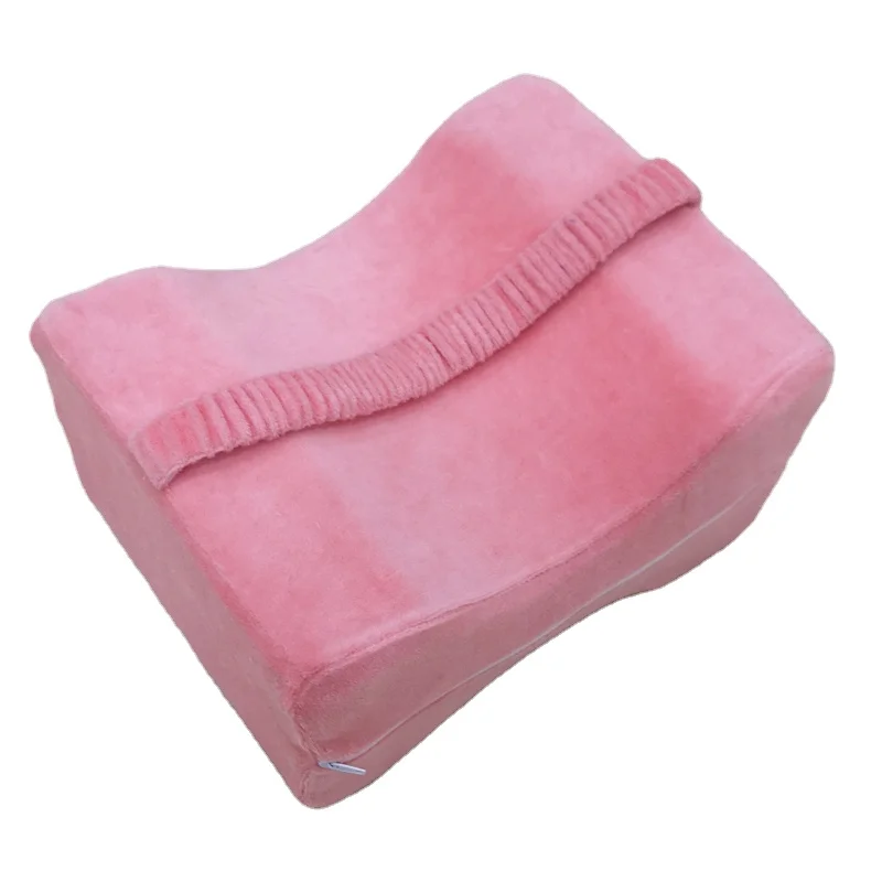 knee pillow memory foam ergonomic pillow for sleeping massage pillow for elevating legs