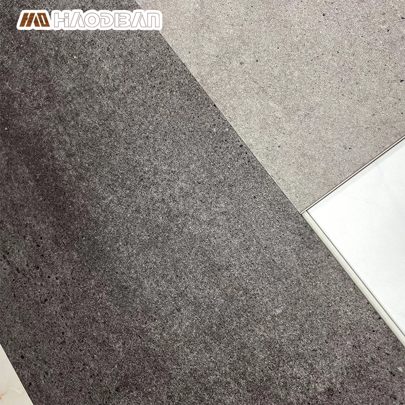 Коммерческая 304 8*609 6 5 мм 7 Толстая Grey ПВХ бетонная виниловая напольная плитка SPC