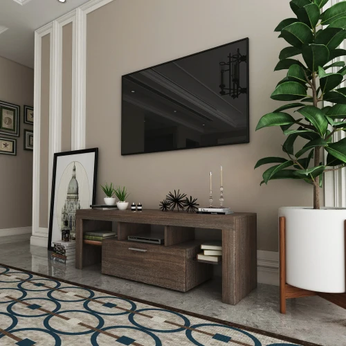 Custom label ultra short throw projector white high gloss tv stand modern style with wholesaler electronic play wood design