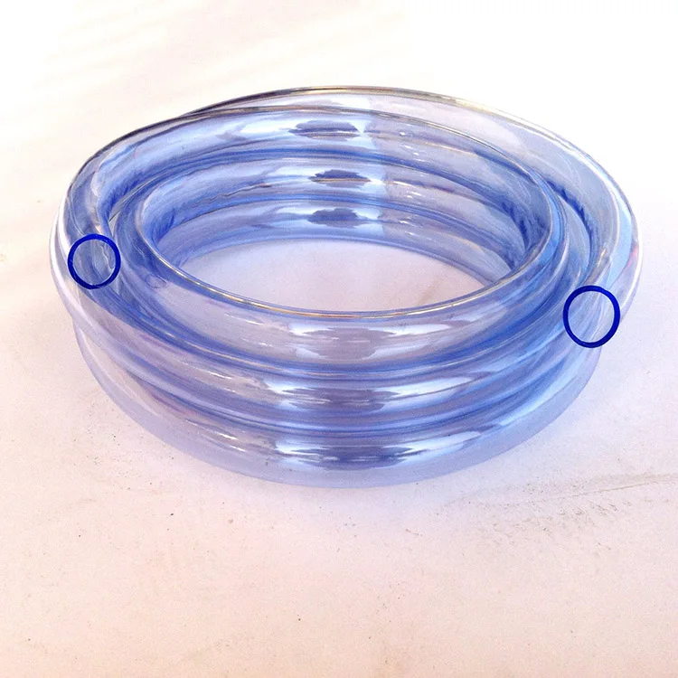 4 inch transparent pvc flexible single hose