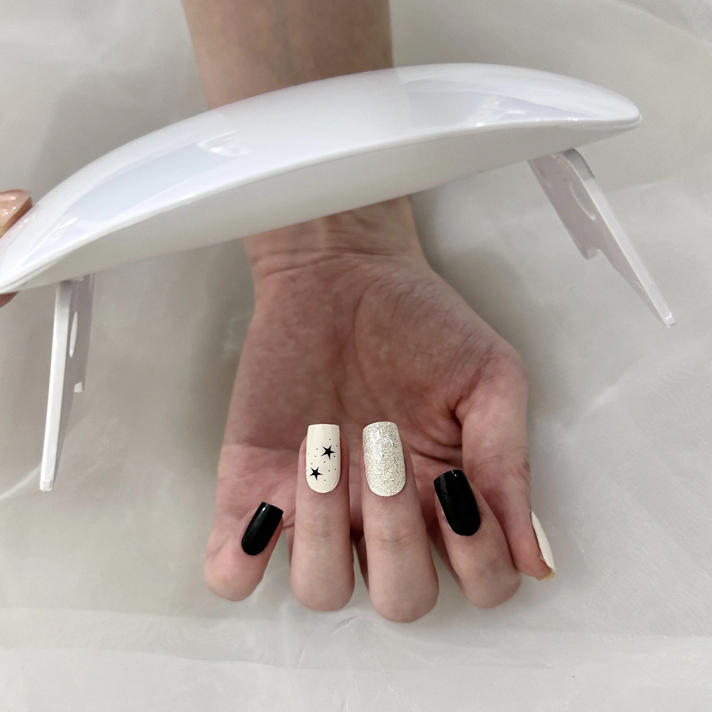 KIKI LEE halloween wholesale Nail art decoration supplies semi cured gel nail wraps in stock buy online