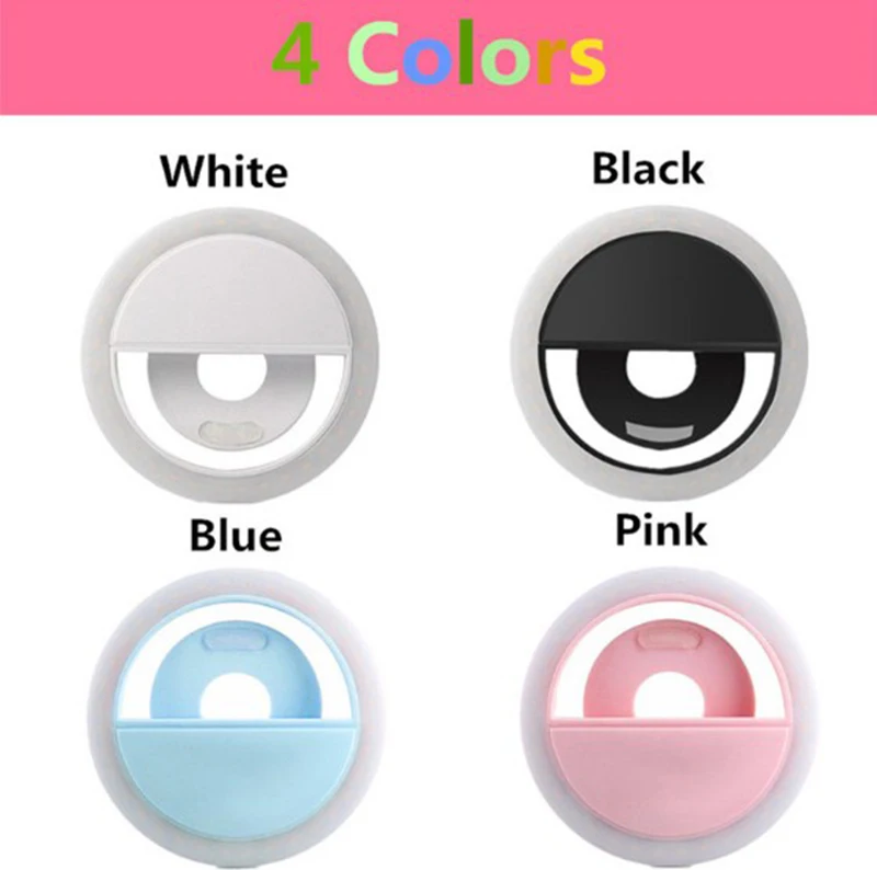 Wholesale Mobile Phone Selfie Led Flash Ring Light With Make Up Mirror