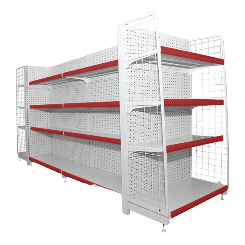 Leke supermarket shelves store shelf Conveni gondola shelving Heavy Duty Super Market Shelves