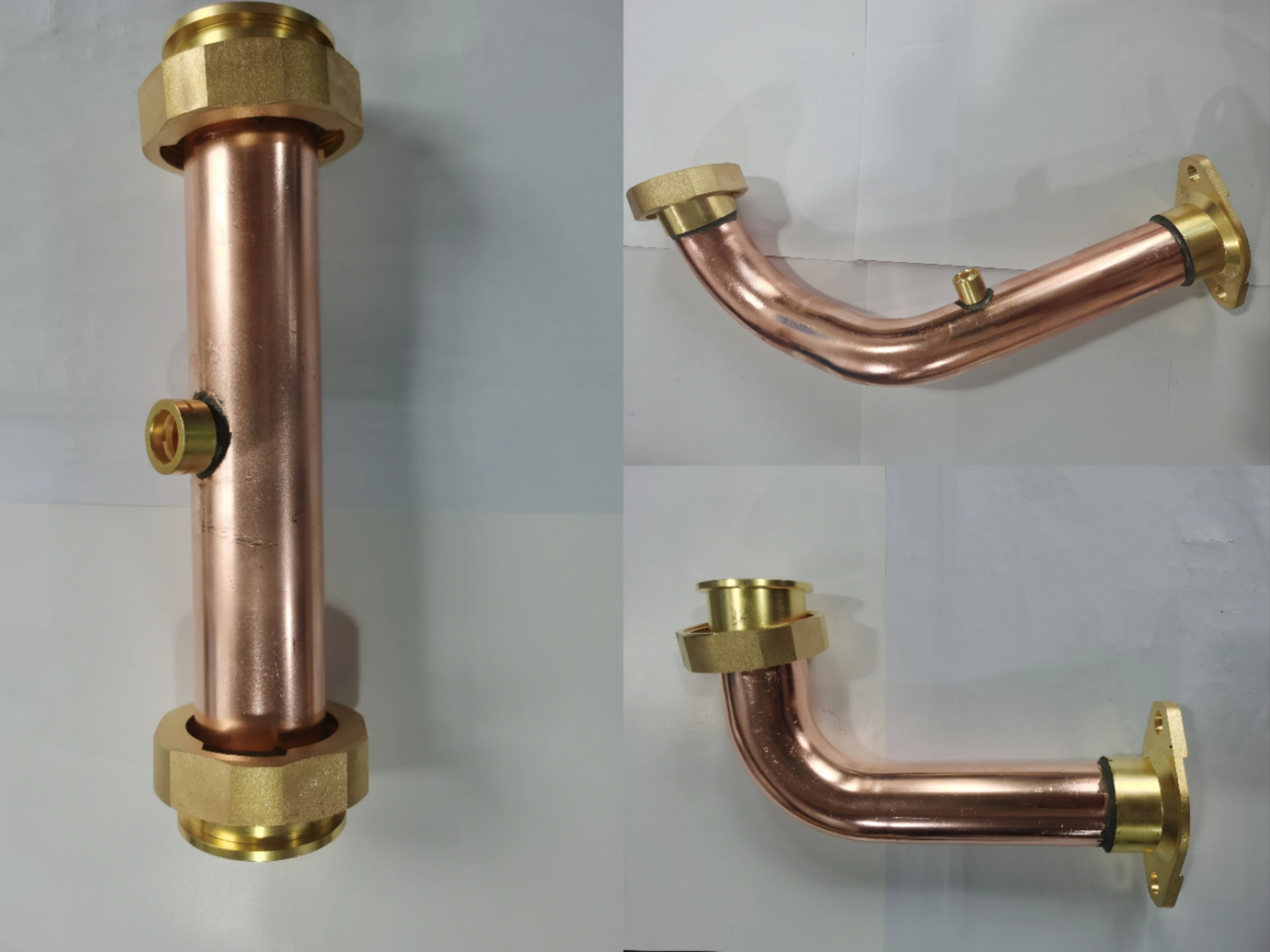 OEM Copper Pipes Adapters Copper and Brass Assembly for Solar Collectors