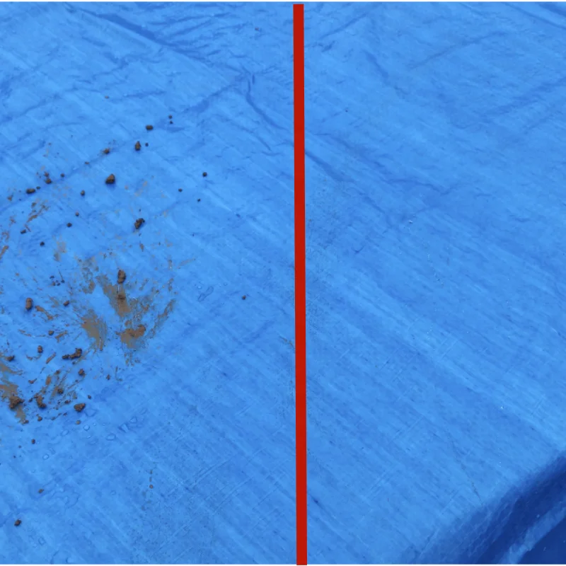 Million  marine tarpaulin black floor for boats double blue 2x3 tarpaulin 150 gsm