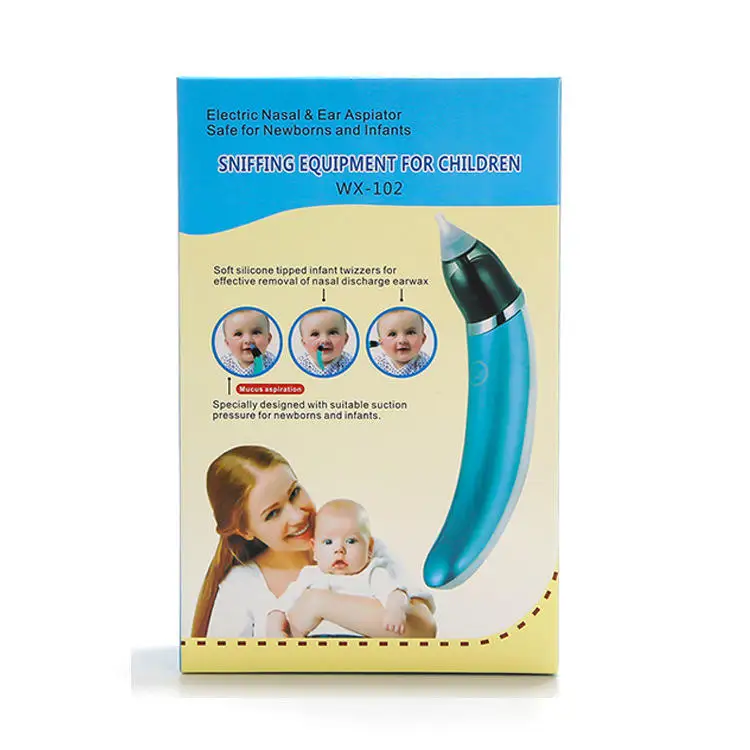 Factory Wholesa Kids Toddlers Electric Safe Newborns Baby Nasal Nose Vacuum Cleaner electronic nasal aspirator